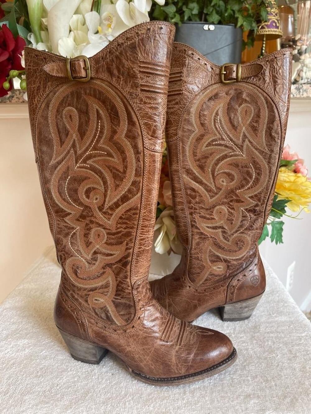 Ariat Wanderlust Tall Cowgirl Riding Boots 6B(BOTA 500